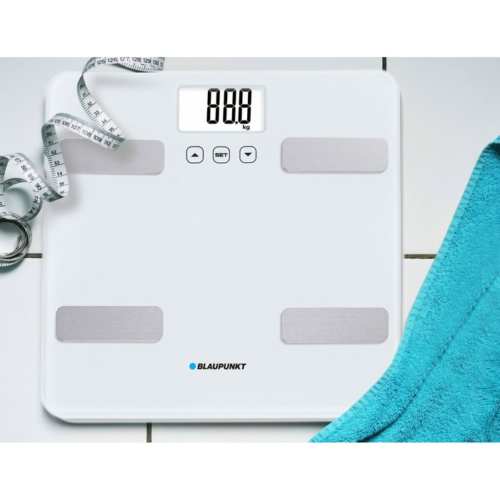 Balance Numérique de Salle de Bain Blaupunkt BSM501 Blanc Métal 150 kg Balance Numérique de Salle de Bain Blaupunkt BSM501 Blanc Métal 150 kg