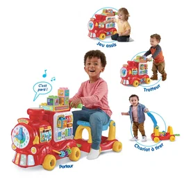 Vtech Baby Tchou Tchou Loco, Mon Porteur Évolutif - Multicolore