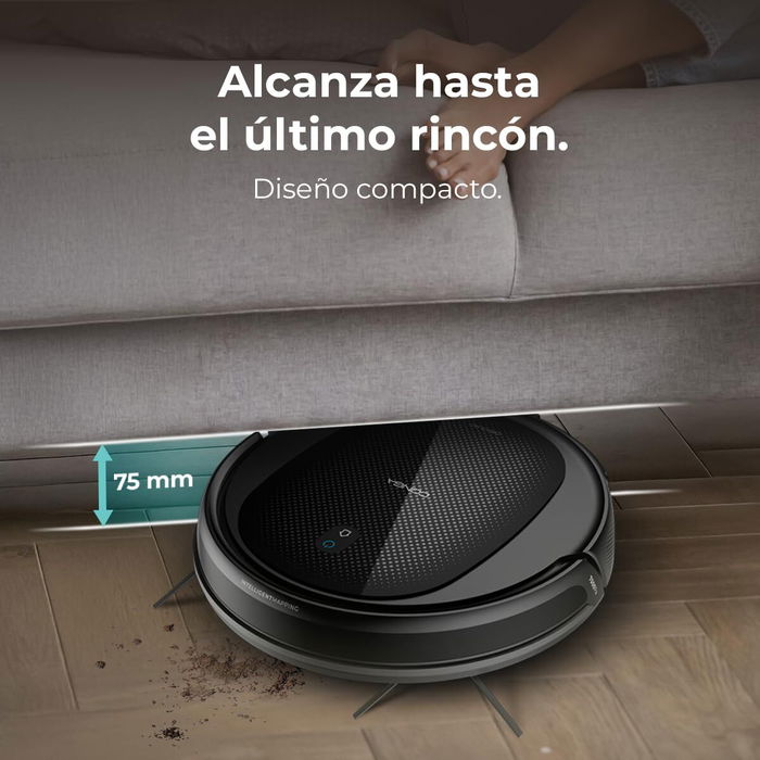 Aspirateur robot Cecotec Conga M20, 7000Pa, 160min, Wi-Fi, App, iTech Gyro, noir