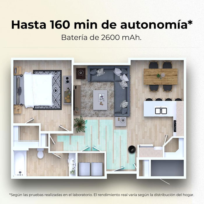 Aspirateur robot Cecotec Conga M20, 7000Pa, 160min, Wi-Fi, App, iTech Gyro, noir