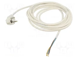 JONEX Cordon d'alimentation H05VV-F 3x1mm² 1,5m CEE 7/7 mâle angulaire