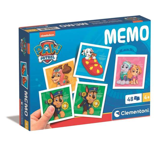 Clementoni - Jeu de mémoire Paw Patrol - 48 cartes - Pour enfant à partir de 4 ans Clementoni - Jeu de mémoire Paw Patrol - 48 cartes - Pour enfant à partir de 4 ans