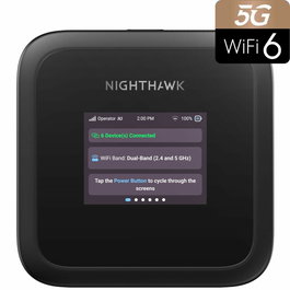 Router Netgear MH3150-100EUS Noir Wi-Fi 6 GHz USB USB-C USB-C 3.2 Gen 1 (3.1 Gen 1)