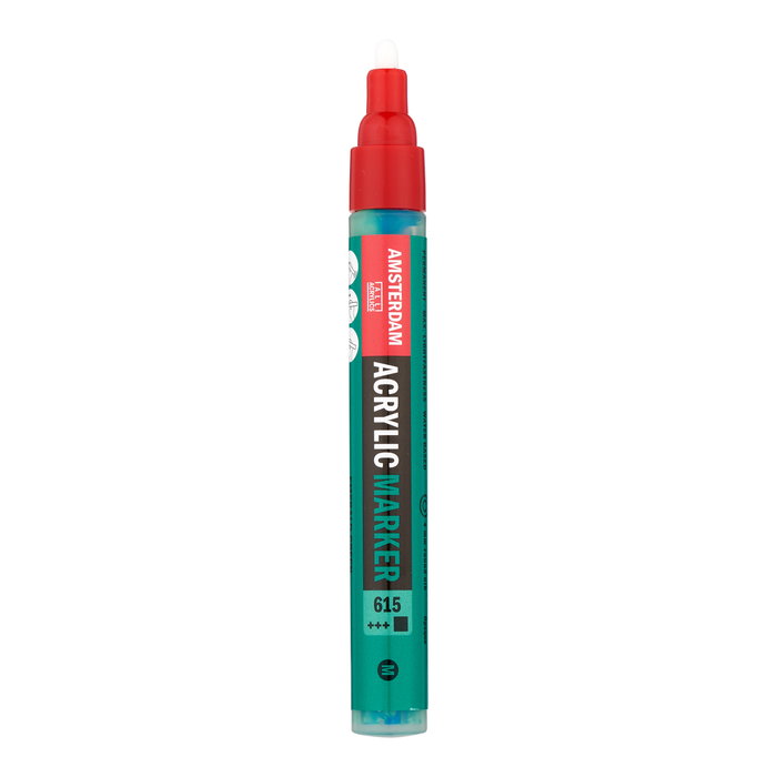 Amsterdam Marqueur Acrílica 4 mm Verde Paolo Veronés 615 Amsterdam Marqueur Acrílica 4 mm Verde Paolo Veronés 615