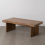 BigBuy Home Table Basse Marron en Bois de Manguier 140 x 70 cm