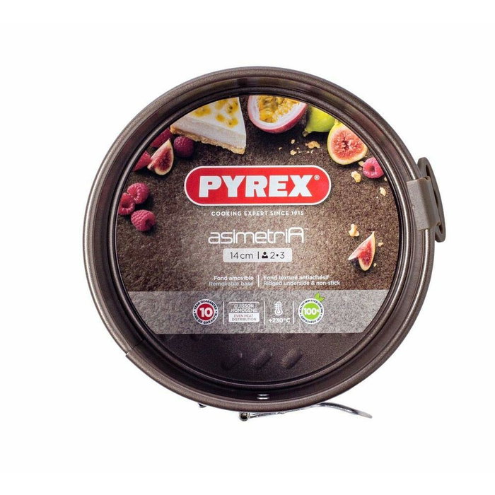 Pyrex Moule à charnière Asimetria Ø 14 cm en acier carbone