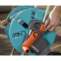 Gardena CleverRoll - Dévidoir sur roues Taille S avec tuyau 20 mm x 13 mm et lance d'arrosage, poignée télescopique, Aquastop, garanti 5 ans