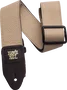 ERNIEBALL Sangle en Cuir Italien Tri-Glide 2" Beige pour Guitare