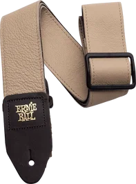 ERNIEBALL Sangle en cuir italien Tri-Glide 2 po - Beige
