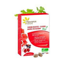 FLEURANCE NATURE Vigne Rouge, Marc de Raisin et Cassis - 90 Comprimés