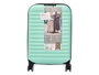 Arte Regal Valise Pliable avec Serrure 37L Turquoise 40x55x16cm (Set de 3)