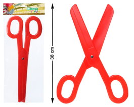 Atosa Ciseaux Géants Rouges de 38 cm en Plastique