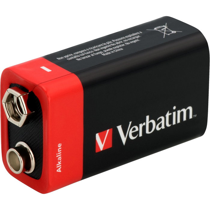 Verbatim Piles alcalines 9V Verbatim Piles alcalines 9V