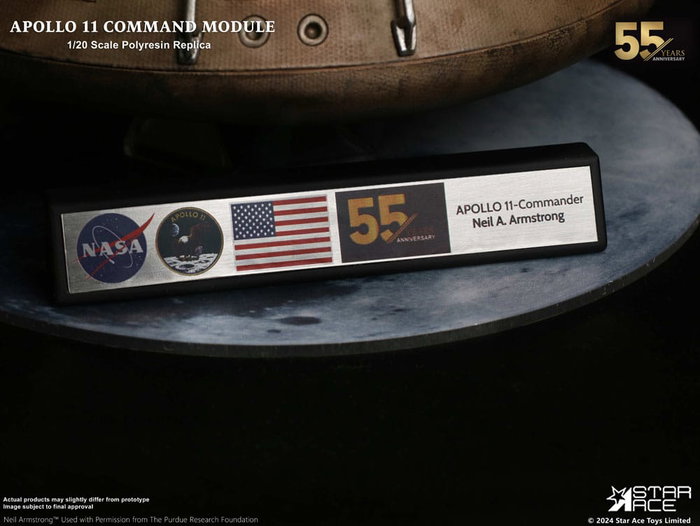 Apollo 11 réplique 1/20 Command Module (DX) 20 cm
