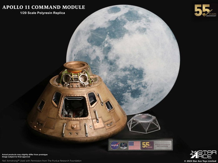 Apollo 11 réplique 1/20 Command Module (DX) 20 cm