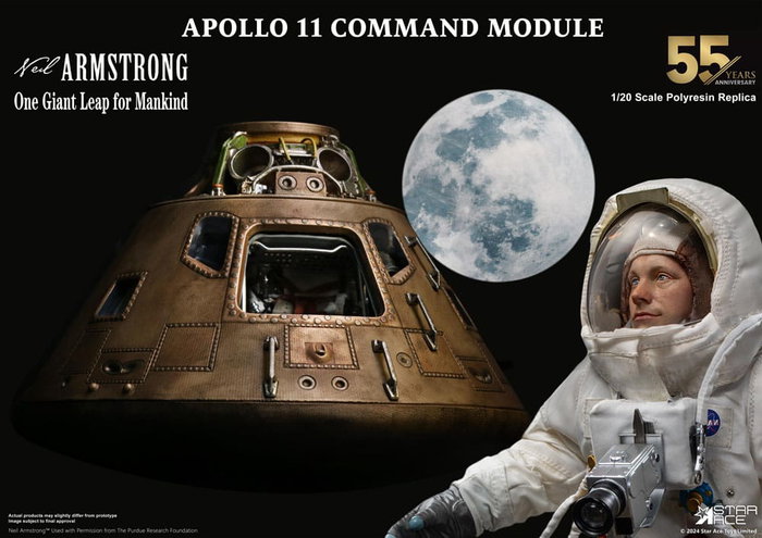 Apollo 11 réplique 1/20 Command Module (DX) 20 cm
