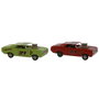 Home ESPRIT Figurine Décorative Vintage Rouge et Vert (2 Unités)