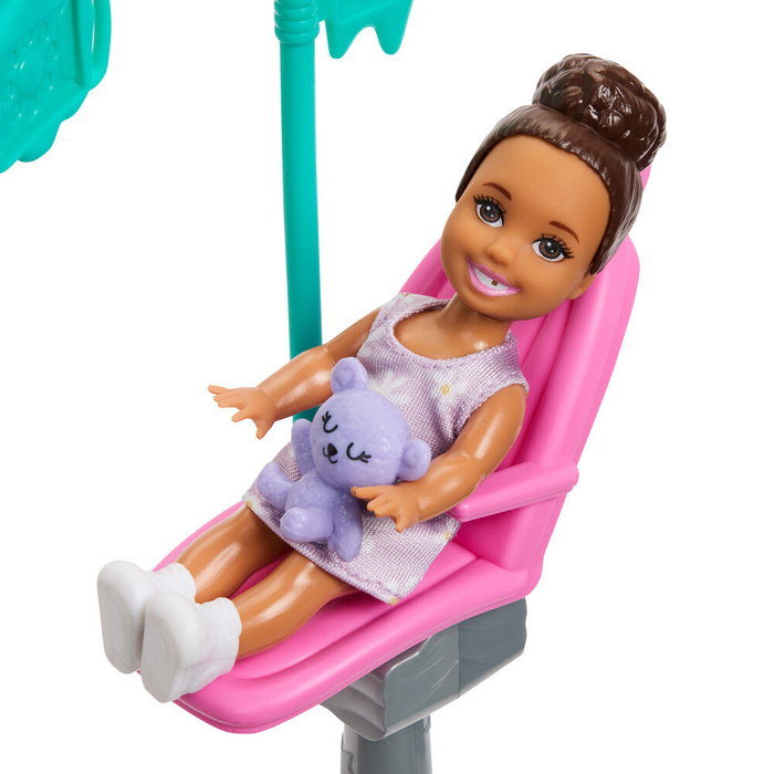 Barbie Dentiste - Poupée Barbie Profession avec Cabinet Dentaire et Accessoires - Jouet pour Enfants à partir de 3 ans Barbie Dentiste - Poupée Barbie Profession avec Cabinet Dentaire et Accessoires - Jouet pour Enfants à partir de 3 ans