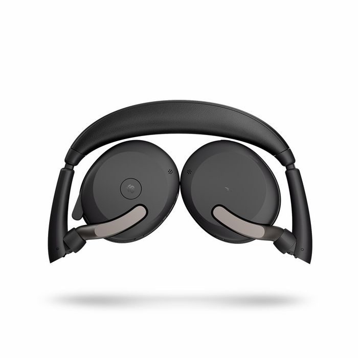 Jabra Evolve2 65 Flex - Casque sans fil professionnel pliable avec ANC hybride, micro ClearVoice et double connectivité pour réunions