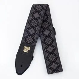 ERNIE BALL Sangle Jacquard Polypro Regal Black pour Guitare/Basse