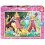 Educa - Puzzle Disney Princesses - 500 Pièces - Pour enfants à partir de 10 ans - Fourni avec sachet de colle Fix Puzzle®
