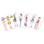 Hape Studio de Mode - Kit Créatif de Design avec Planches à Épingler, Crayons, Cire et Feuilles de Papier - Dimensions : 27,5x20,5x5,5 cm