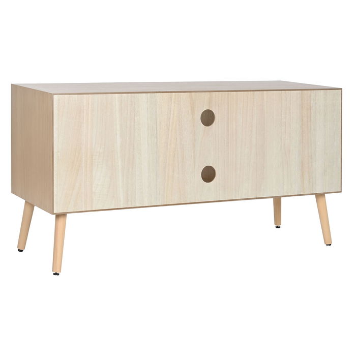 Meubles de télévision Home ESPRIT Naturel Bois de paulownia Bois MDF 120 x 40 x 60 cm