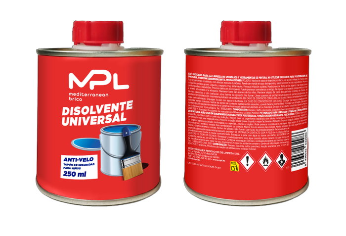 MPL Dissolvant Universel Lata 0.250 L MPL Dissolvant Universel Lata 0.250 L