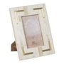 BigBuy Home Cadre photo Crème Doré Résine Cuivre 10 x 15 cm