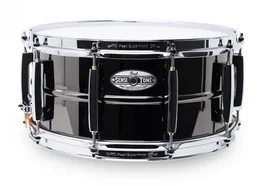 PEARL Caisse claire Sensitone Heritage Alloy Black Nickel-over-Brass 14" x 6,5" - 1 mm laiton finition Black Chrome