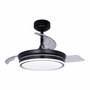 Ventilateur de Plafond CristalRecord 85-065-46-180 Noir