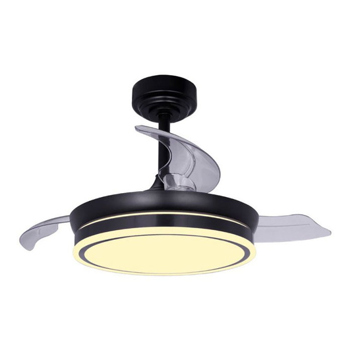Ventilateur de Plafond CristalRecord 85-065-46-180 Noir Ventilateur de Plafond CristalRecord 85-065-46-180 Noir