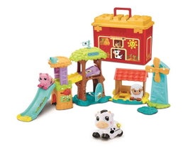 VTech Granja Escuela Ma Première Excursion avec Lumières et Sons - Inclut Vache à Traire - 38x13,3x33 cm - Dès 1 an