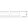 Ledvance Profilé pour bandes LED larges PW03/U/26X26/14/1 1M