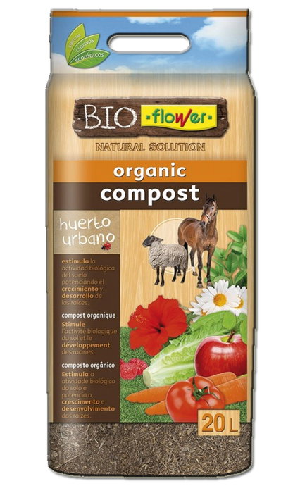 Compost organique naturel en sac de 20 L
