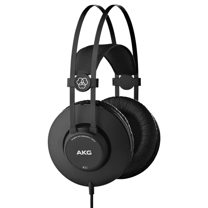 AKG K52 Casque Audio Fermé Over-Ear, 32 Ohm, 110dB, 18-20000Hz, Noir
