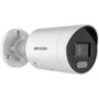 Hikvision Caméra IP 4 MP avec objectif 4 mm, WDR 130 dB, vision nocturne hybride, audio bidirectionnel, PoE, IP67