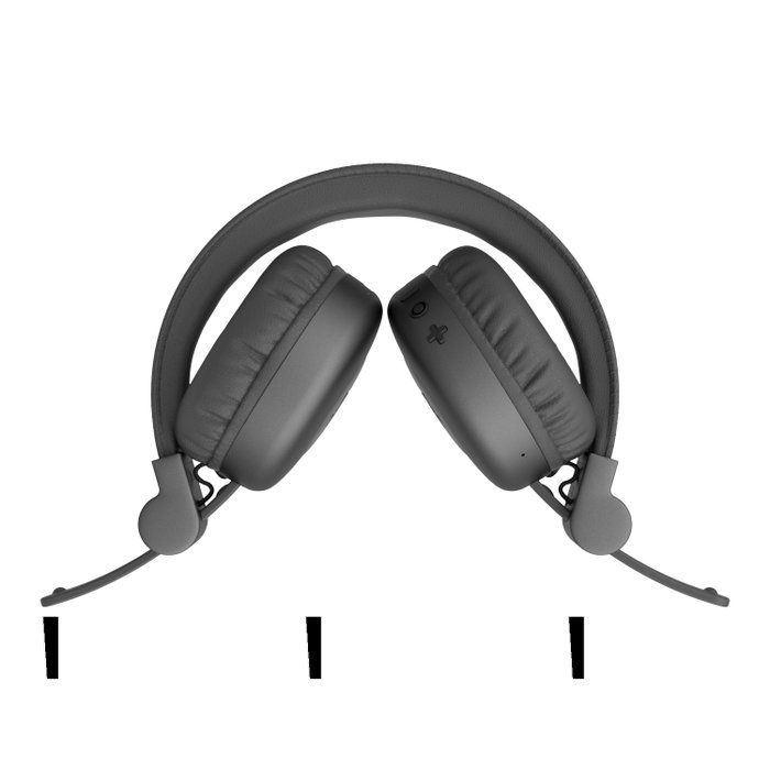 Fresh'N Rebel Code Core Casque Sans Fil Bluetooth Storm Grey Autonomie 30h Pliable Confort