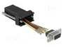 DELOCK Adaptateur D-Sub 9pin socle vers RJ45 socle, noir
