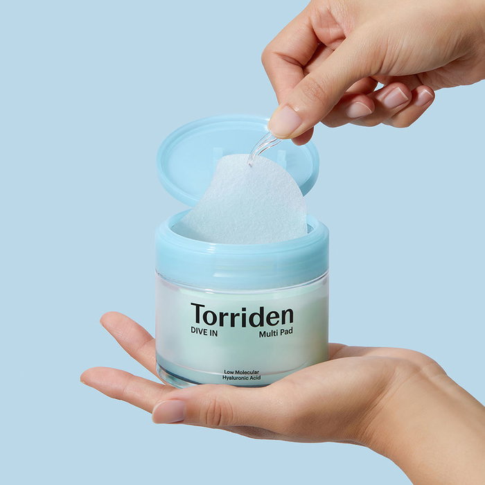 Torriden Coussinets DIVE-IN Acide Hyaluronique Faible Poids Moléculaire - 80 unités