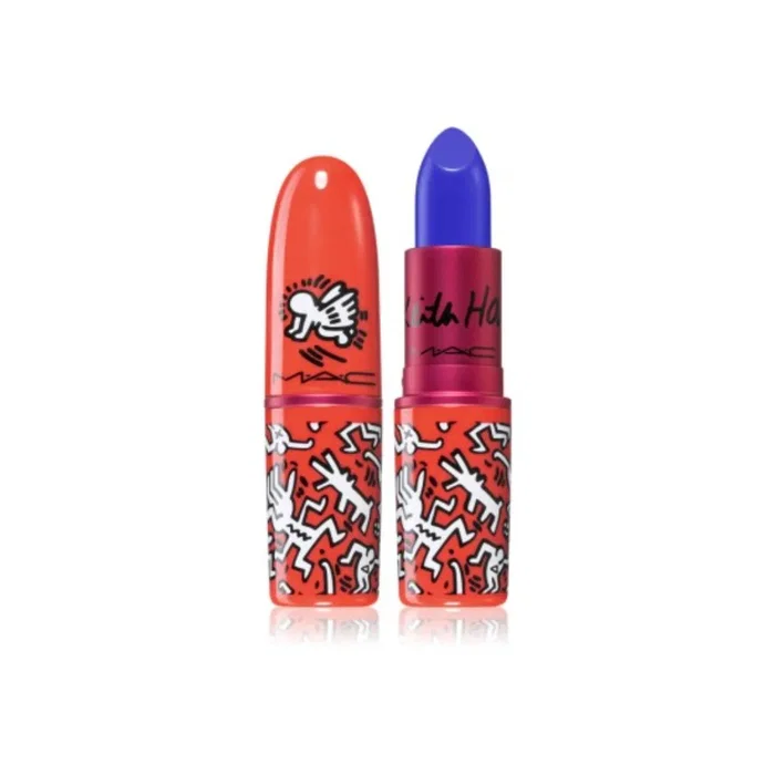MAC Viva Glam X Keith Haring Rouge à Lèvres Crème - Canal Bleu MAC Viva Glam X Keith Haring Rouge à Lèvres Crème - Canal Bleu