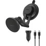 Belkin Chargeur sans fil magnétique Qi2 BoostCharge pour voiture avec support, Black