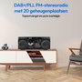 Medion Ghetto Blaster Vintage DAB+/FM, CD/Cassette/USB/MP3 - Noir