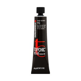 Goldwell TopChic - Teinture permanente pour cheveux - Nuancier 9G Very Light Gold Blonde (Blond doré très clair) - Flacon 60 ml