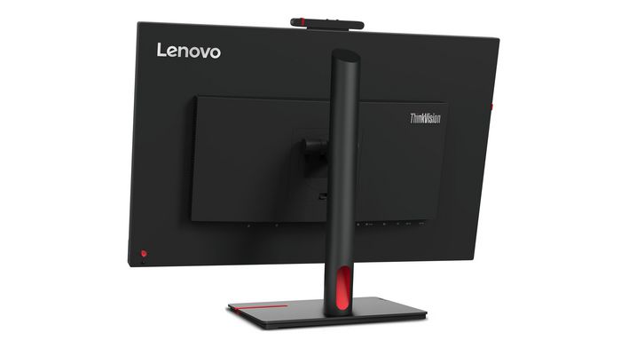 Lenovo T27hv-30 - Écran PC 27" QHD IPS avec Webcam 5MP IR/RGB et obturateur pour Microsoft Teams - HDMI, DisplayPort, USB