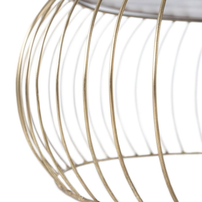 BigBuy Home Table Basse Doré Naturel BigBuy Home Table Basse Doré Naturel