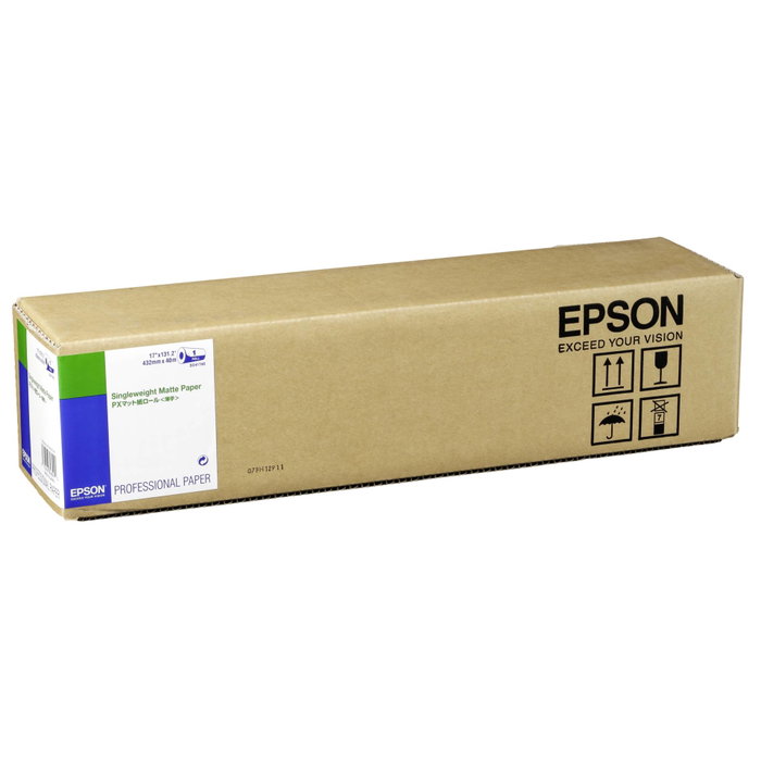 Epson Papier Mat à Poids Unique 43,2 cm x 40 m 120g Epson Papier Mat à Poids Unique 43,2 cm x 40 m 120g