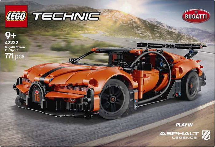 LEGO Technic 42222 Hypercar Bugatti Chiron Pur Sport LEGO Technic 42222 Hypercar Bugatti Chiron Pur Sport