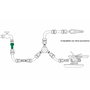 SATURNIA Raccord tuyau plastique 3/4 mâle