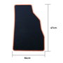 OCC Design Tapis sur mesure Citroen Nemo (2008-2019) 5PZ revêtement jaune